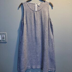 J Crew Sleeveless Linen Shift